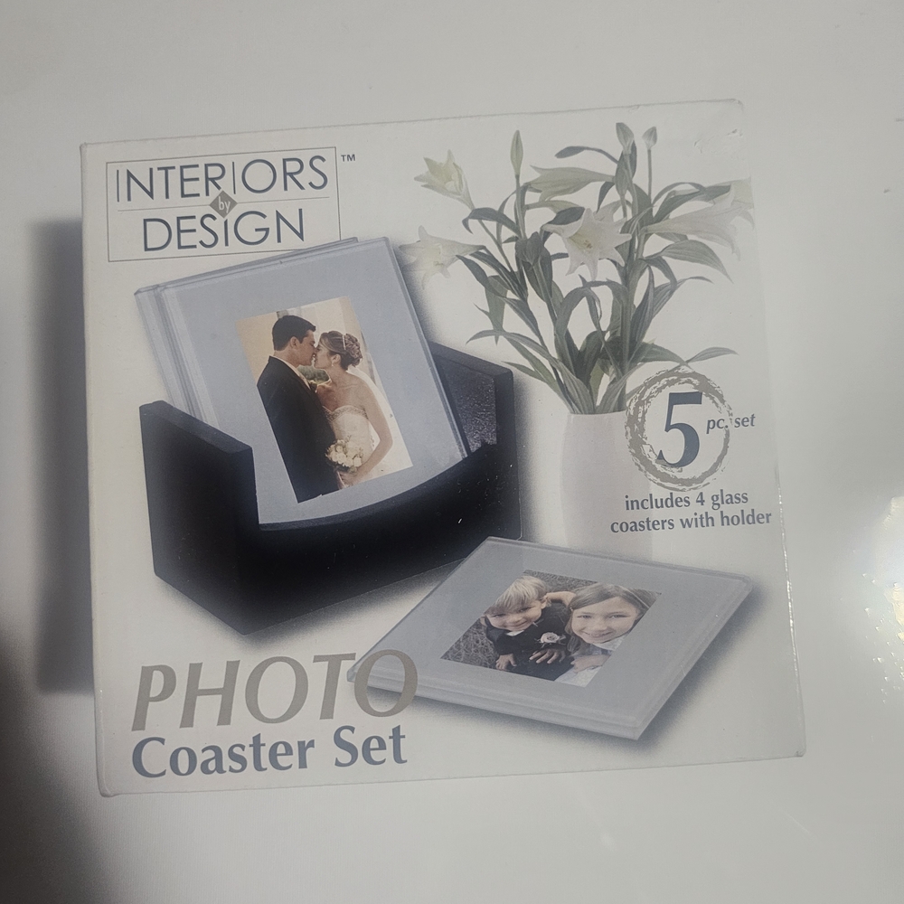 Interiors by Design Photo Coaster Set - Picture 2 of 6